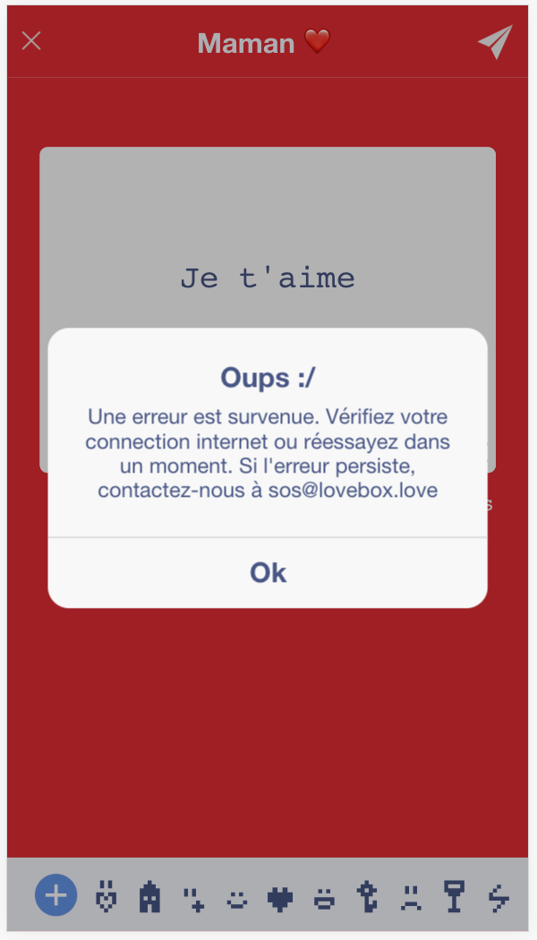 Je N Arrive Pas A Avoir Mon Code Je n'arrive pas à envoyer un message – Lovebox